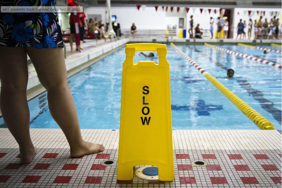 ↑MIT往年的游泳测试图据《华尔街日报》