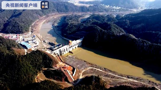 国家重点水利工程黄山月潭水库正式下闸蓄水