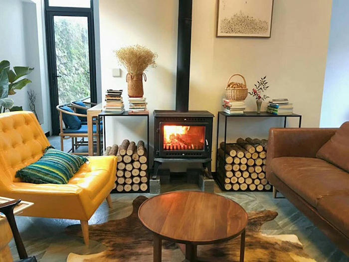 降温啦,一起围着壁炉"烤火"吧