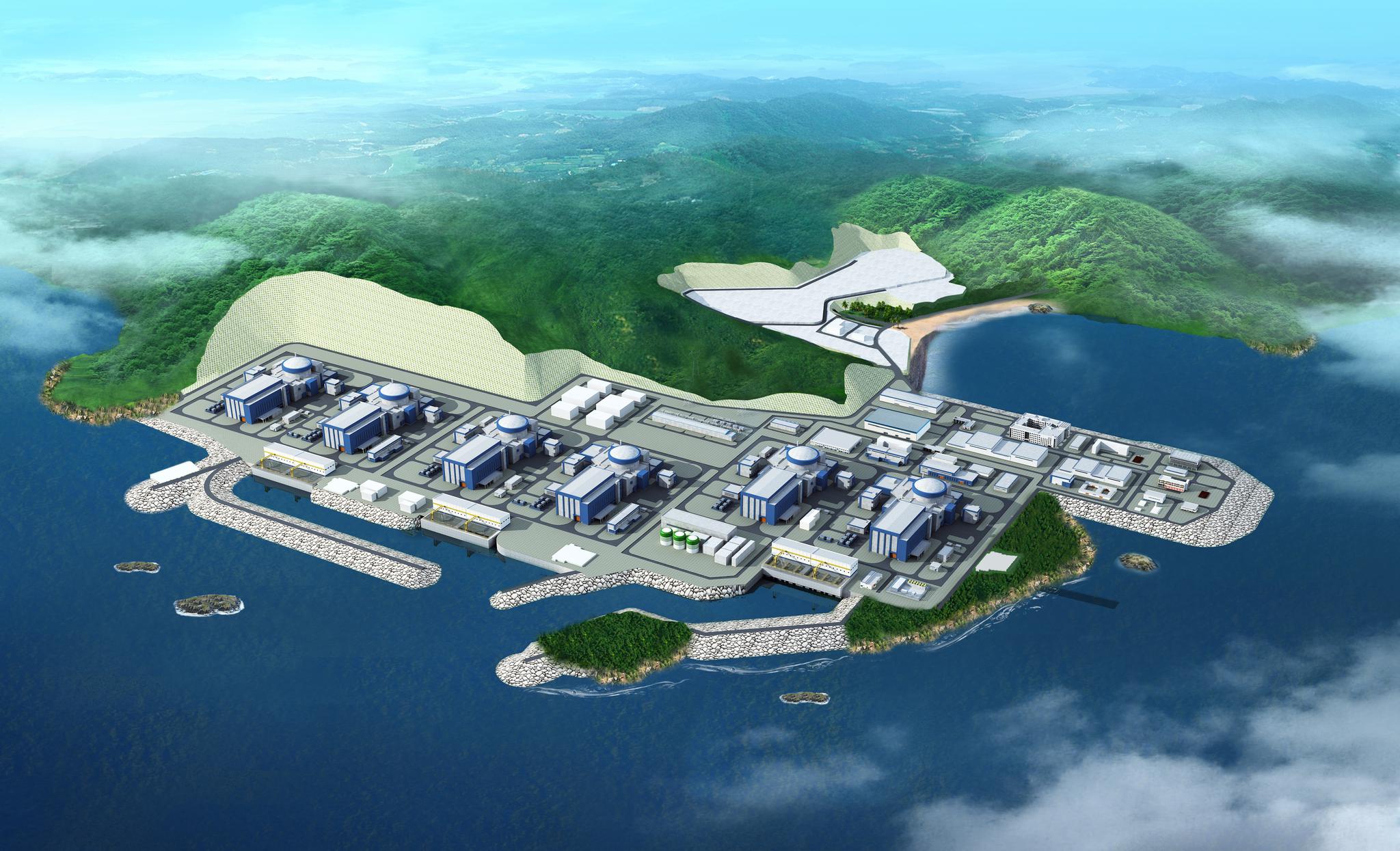 浙江三澳核电项目效果图