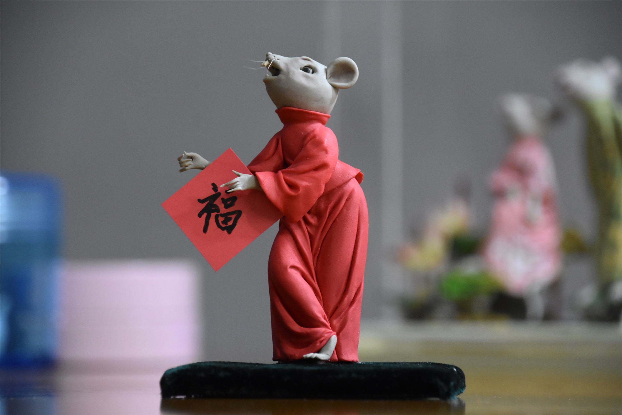 金鼠送福:细"鼠"面塑匠人的鼠年情怀