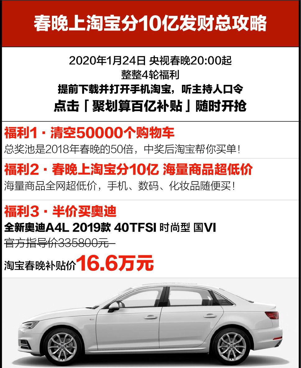 今晚，淘宝随机清空你的购物车！5万个人！瓜分10亿！