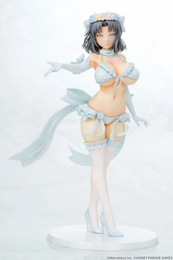闪乱神乐花嫁雪泉手办身姿妖娆的无暇少女