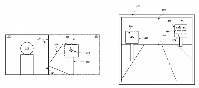 ▲AR-HUD可翻译路牌