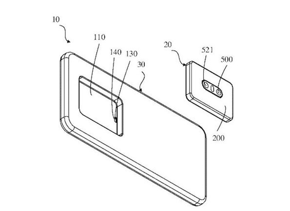 OPPO曝光一项摄像头专利，后置相机秒变前置