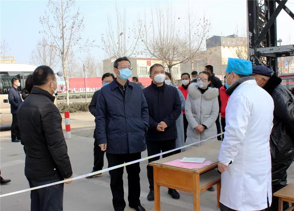 东昌府区委书记荣红智检查新型冠状病毒感染的肺炎疫情防控工作