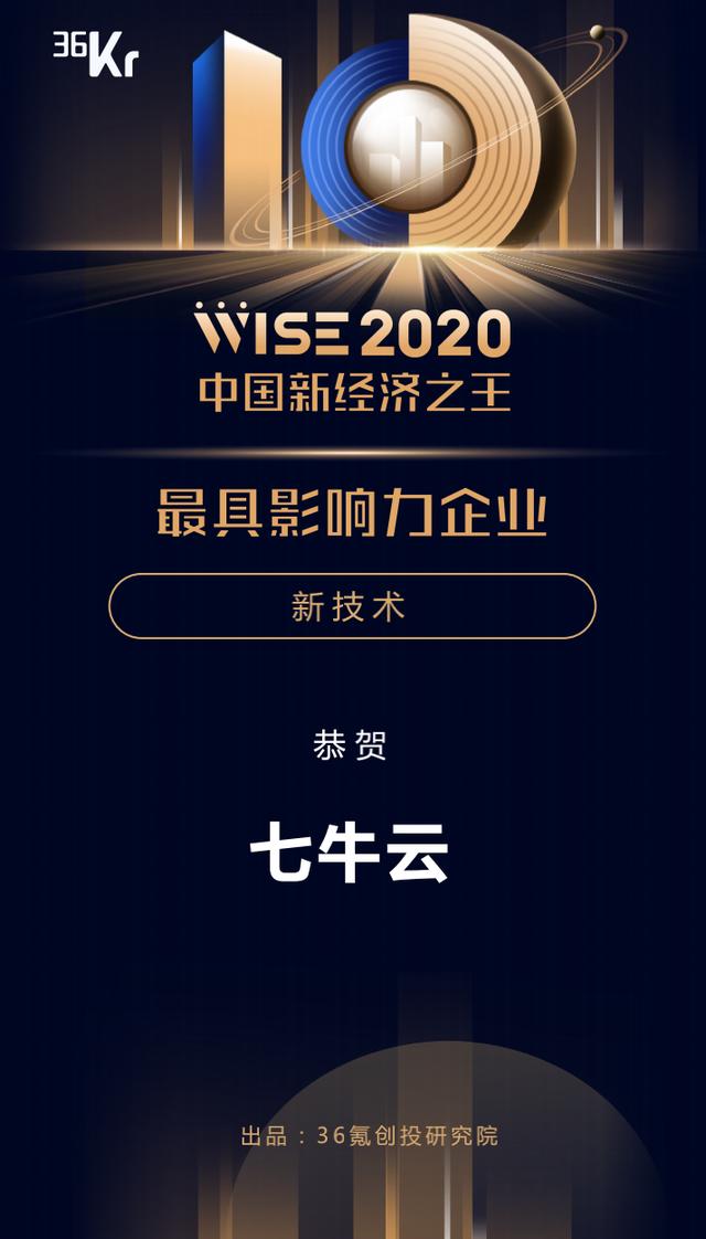七牛云荣登36 氪 Wise 中国新经济之王 新技术 榜单 开发者 新经济 七牛 新浪科技 新浪网 七牛云荣登36 氪 Wise 中国新经济之王 新技术 榜单 开发者 新经济 七牛 新浪科技 新浪网