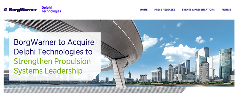 博格华纳并购德尔福零部件巨头抱团过冬