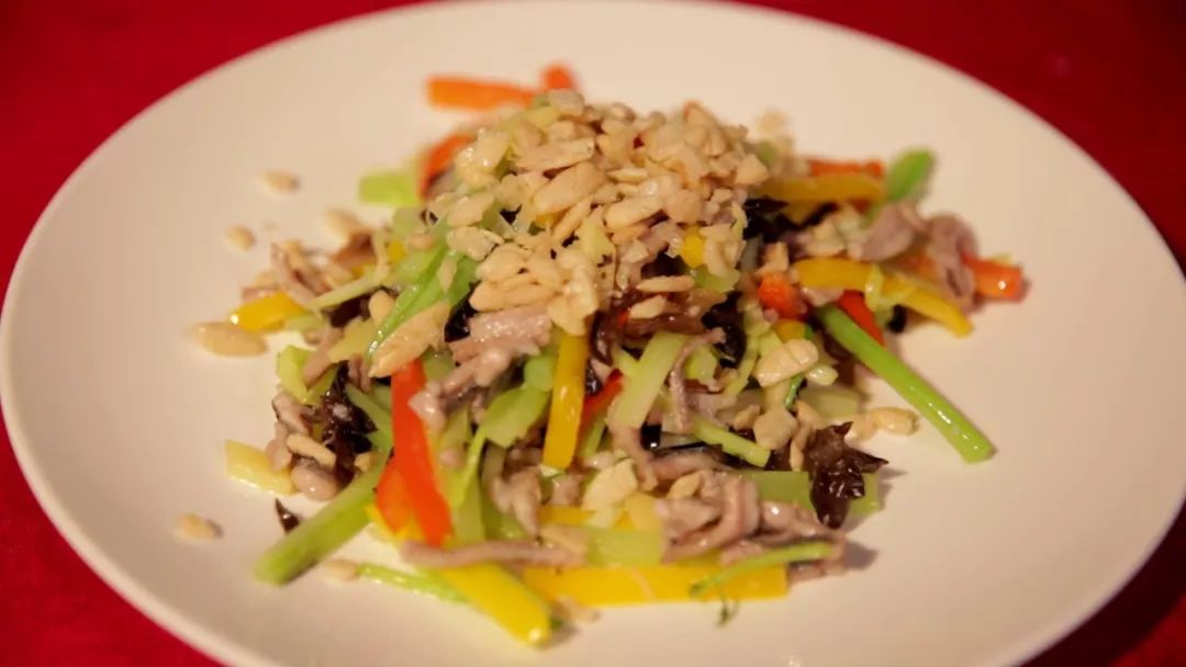 风味小炒七彩炒蛇丝