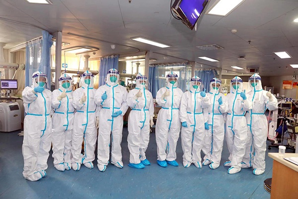 武大中南医院icu医护连续作战的25天:八成重患脱离危险|疫情|医护人员