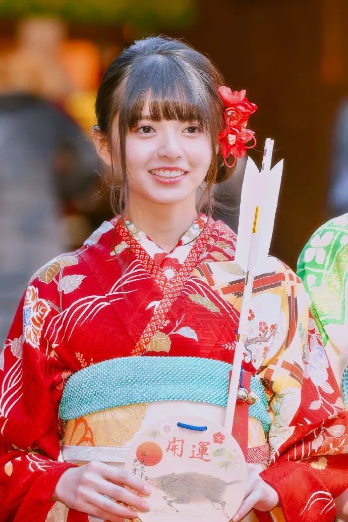 小圆脸真的是可爱的代表斋藤飞鸟和服好美