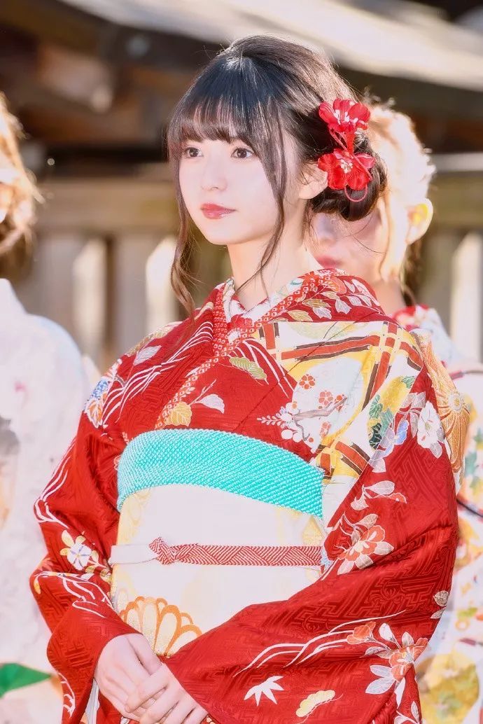 小圆脸真的是可爱的代表斋藤飞鸟和服好美