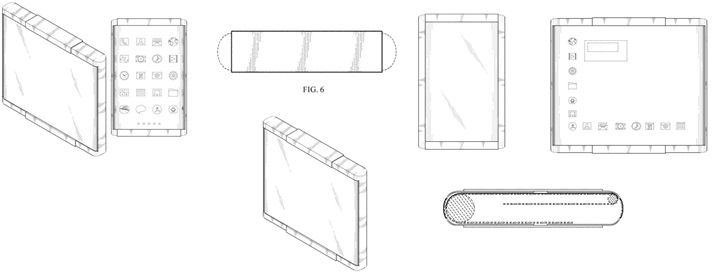 三星手机新设计专利曝光 采用可伸缩屏幕+左右曲面设计