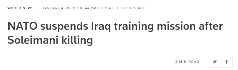 伊朗指挥官：美国在中东35个目标都在我们射程内