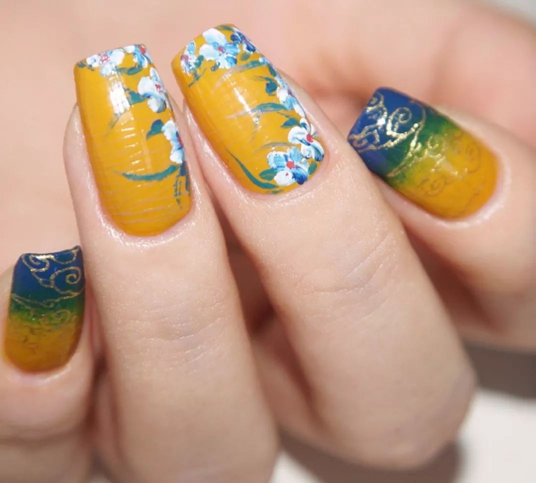 美甲|国风|中国风_新浪新闻