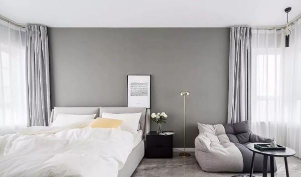 117平现代北欧三室, 书房功能塞进客厅