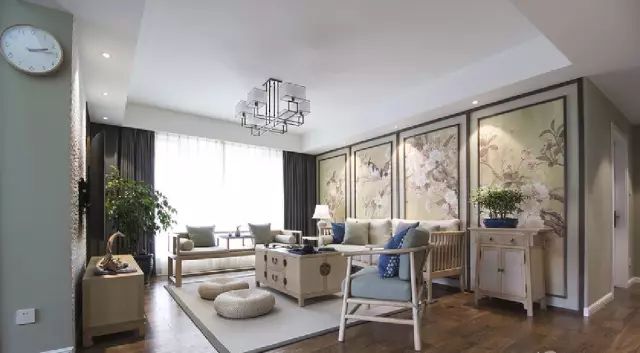 128平现代中式三居，16万装好简直不敢相信