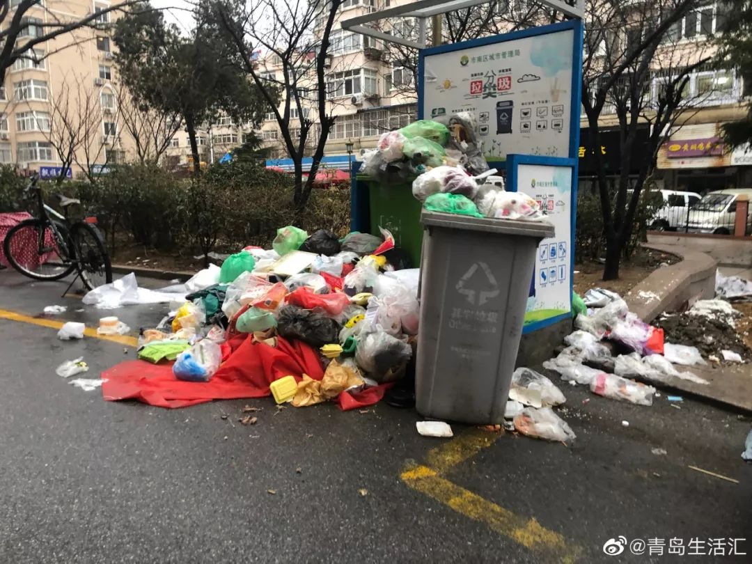 青岛实施生活垃圾分类管理办法的第一天,你家是个啥情况?