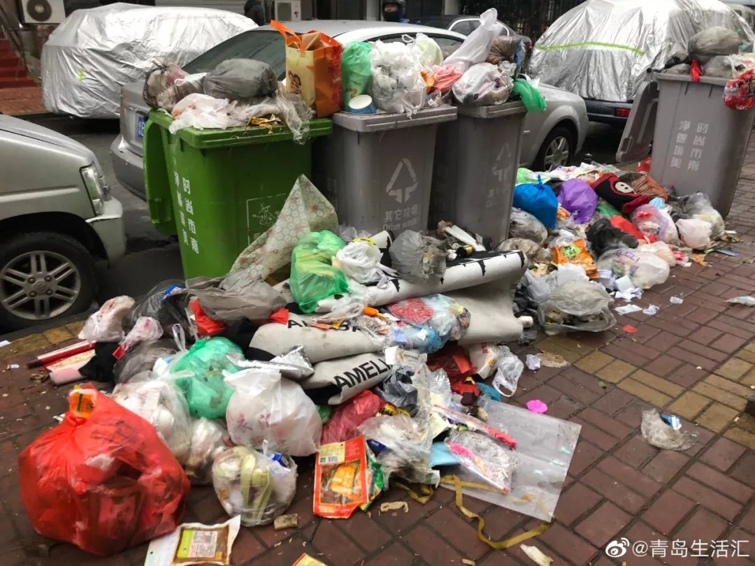 青岛实施生活垃圾分类管理办法的第一天,你家是个啥情况?