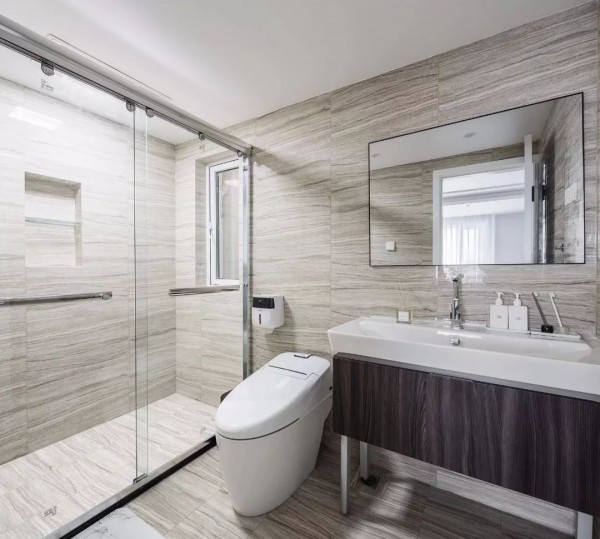 117平现代北欧三室, 书房功能塞进客厅