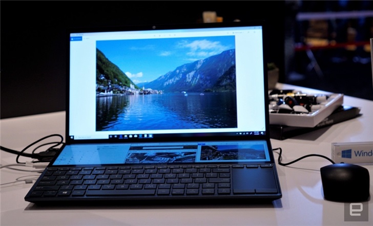 华硕zenbook duo双屏笔记本发布:更轻更薄