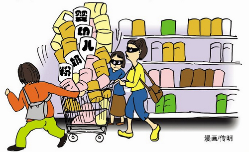 女子一天偷70罐奶粉曾4次入狱 与人结伙在厦门等地作案13起