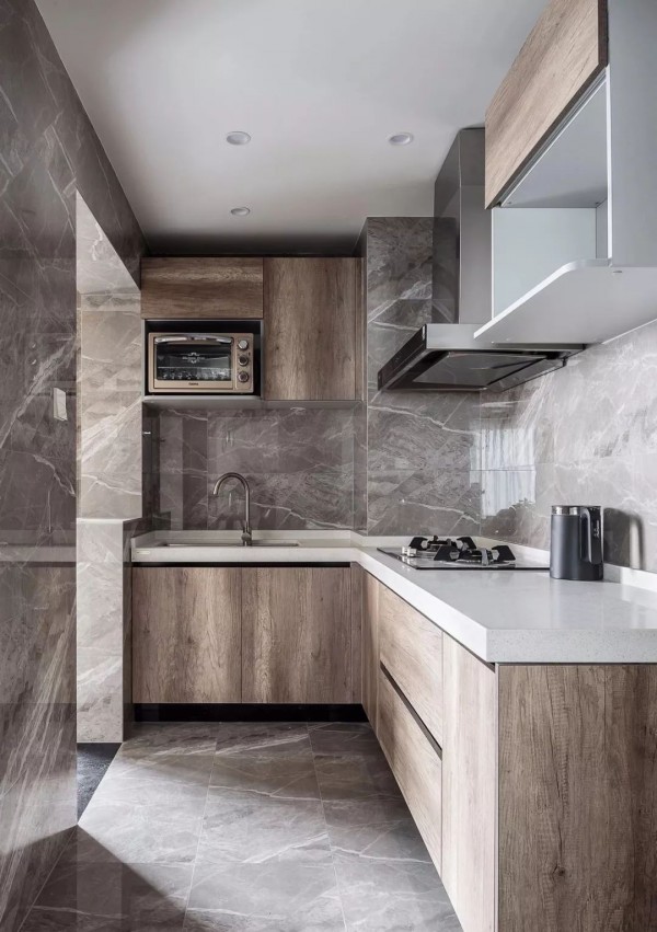 117平现代北欧三室, 书房功能塞进客厅