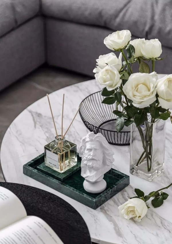 117平现代北欧三室, 书房功能塞进客厅