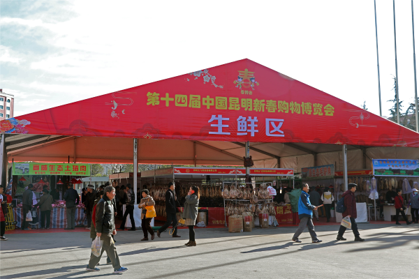 第十四届昆明新春购物博览会开幕 持续至22日