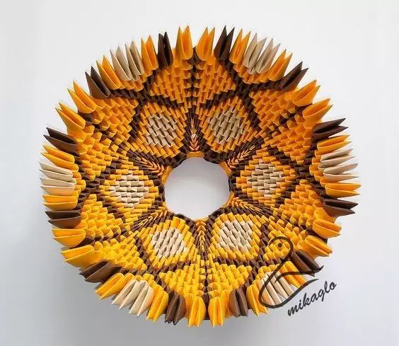 便签纸玩三角插组合起来竟做出这么多手工艺品