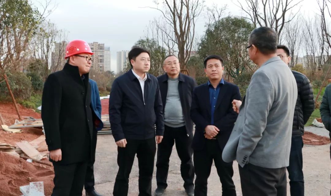 广信区委副书记王旻调研部分重点项目建设情况
