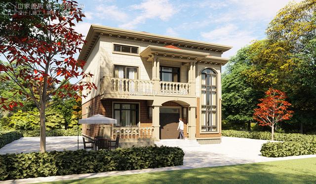 湖南长沙望城易盖房实用的雅致欧式乡村别墅