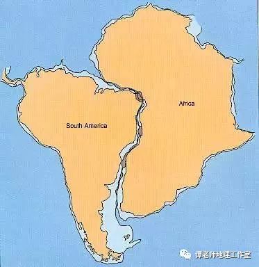 非洲和南美洲拼合图片图片