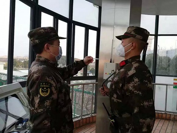 备勤任务朱顺国身在部队基层一线目前正在抗击疫情一线是湖北省人民