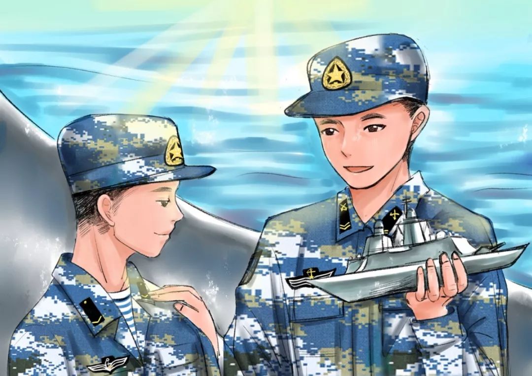 真实的南海水兵啥样?这20张漫画告诉你答案