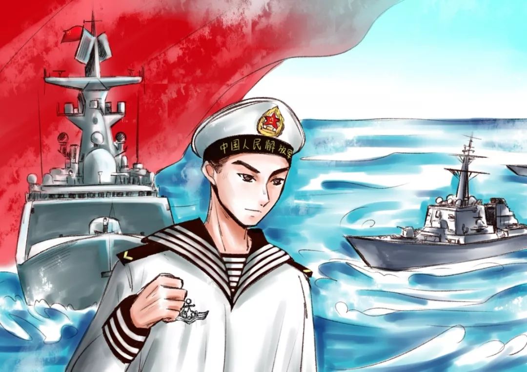 真实的南海水兵啥样?这20张漫画告诉你答案