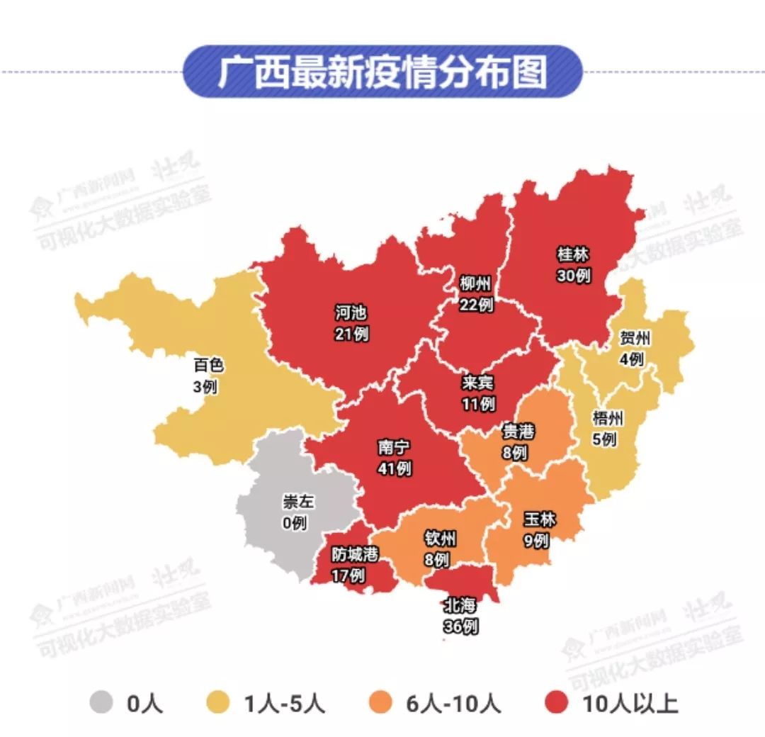【权威发布】10日,桂林没有新增确诊病例,北海新增病例从武汉自驾曾