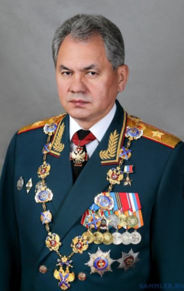 俄罗斯国防部长绍伊古大将14枚勋章全面解析2枚星章最高贵