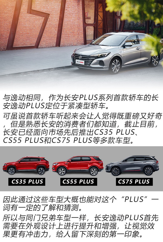 长安逸动PLUS即将抵达战场 这个“PLUS”究竟在何处？