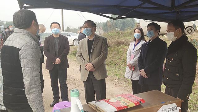 邹登权到代寺,古佛督查疫情防控工作