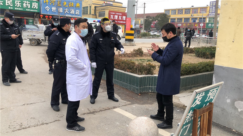 灌云县杨集派出所:战"疫"线上 我们誓守战线寸土不让