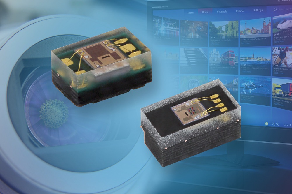 vishay推出带有i05c接口超薄封装集成式rgbcir颜色传感器