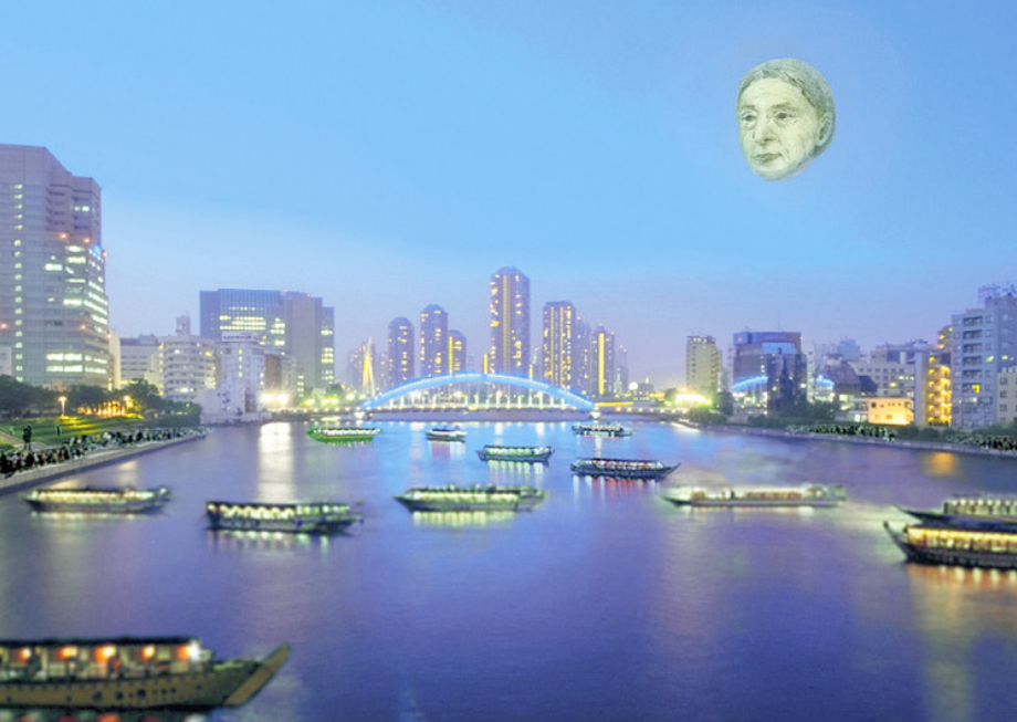 奥运期间 东京上空将浮现巨型“人脸”休闲区蓝鸢梦想 - Www.slyday.coM