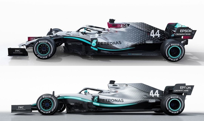 梅赛德斯发布2020款f1赛车w11 冲击七冠王!