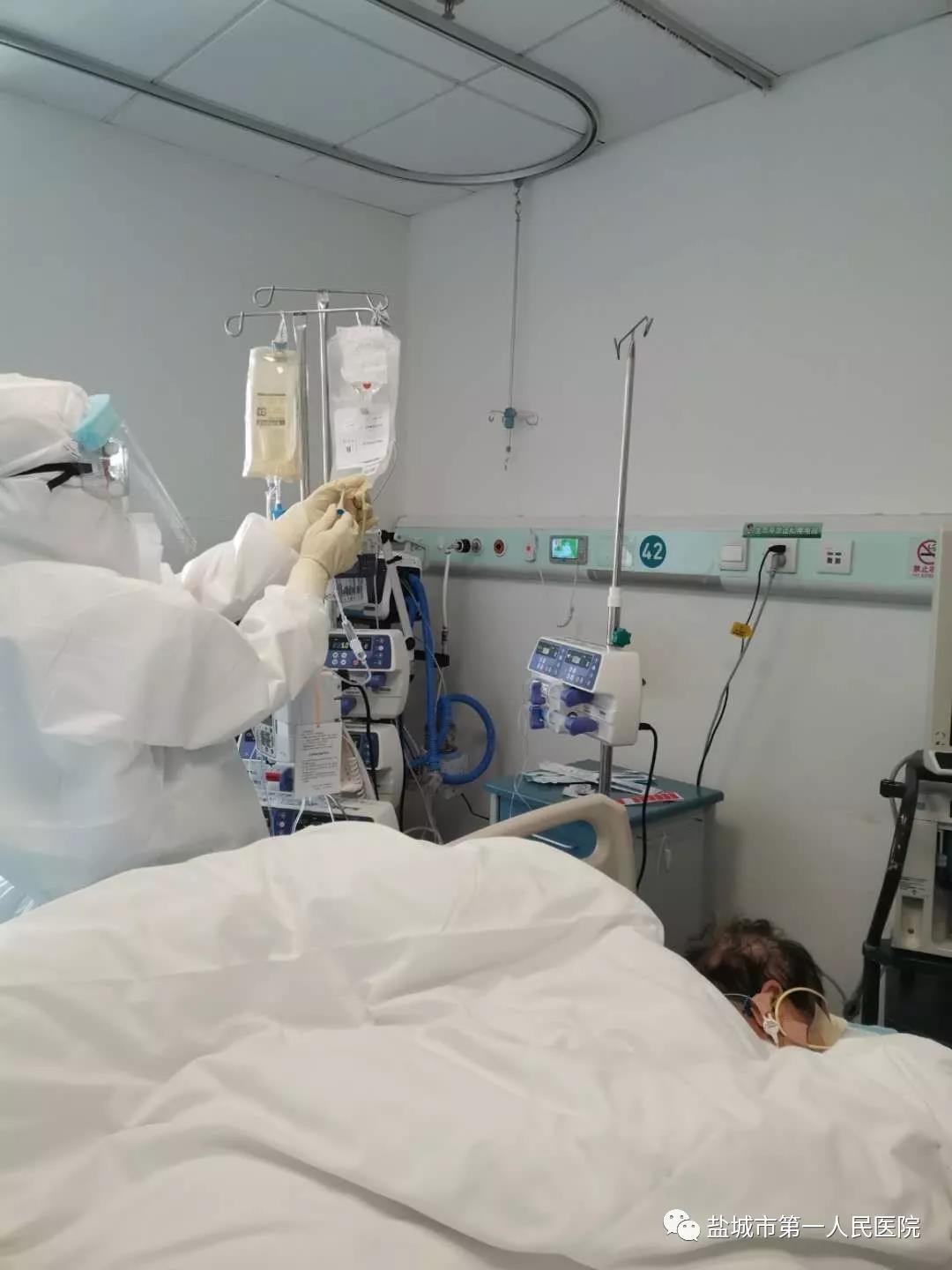 江苏首例:盐城一名危重症患者接受血浆治疗后核酸检测转阴