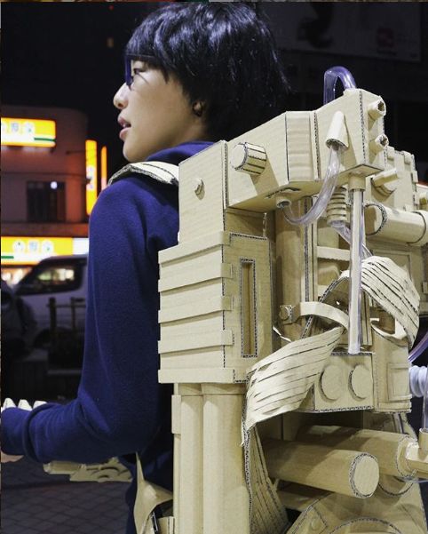 超硬核女大学生用纸板做出坦克大炮变废为宝全球吸粉数十万