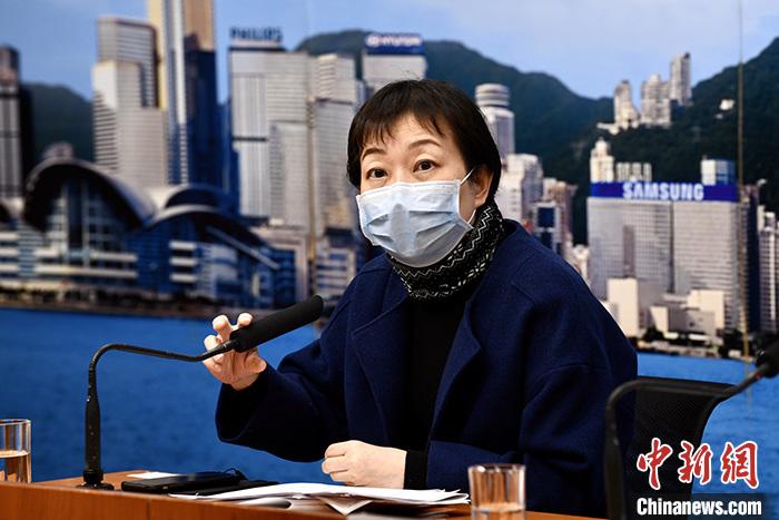 2月2日下午,香港卫生署卫生防护中心传染病处主任张竹君出席记者会.