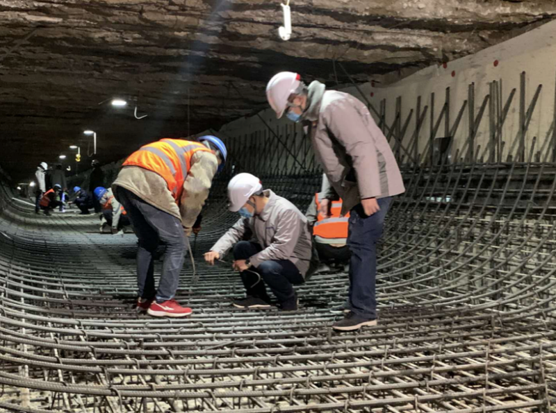 首都机场线西延线工地