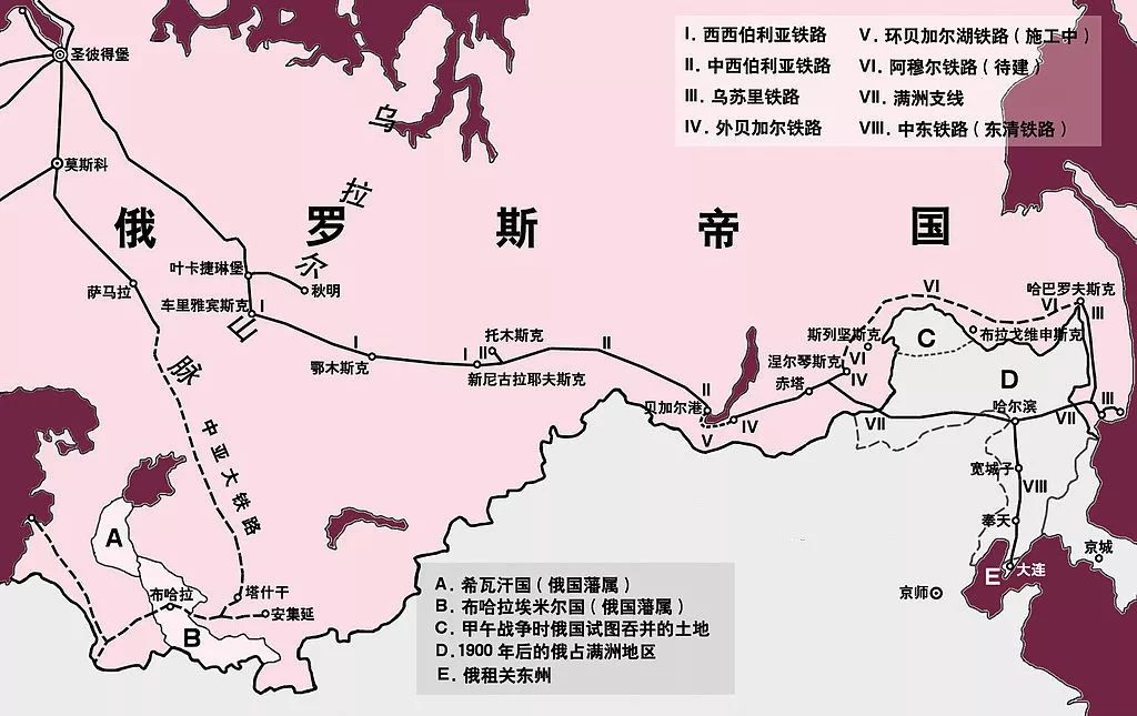 1869年,美国通车了第一条连接东西海岸的"太平洋铁路",1885年,加拿大