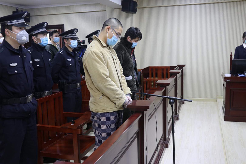 收购水獭案庭审现场 来源:岳阳楼区法院
